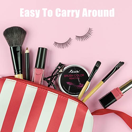 TailaiMei Color Removal Cleaner Sponge, Quickly & Easily Clean Makeup Brushes Without Water or Chemical Solutions Eliminating Drying Time - Switch Eyeshadow Colored Immediately