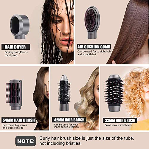 Igia 6-in-1 Rollo-Style Hair Styling Tool for All Kinds of Curls and Styles, Black