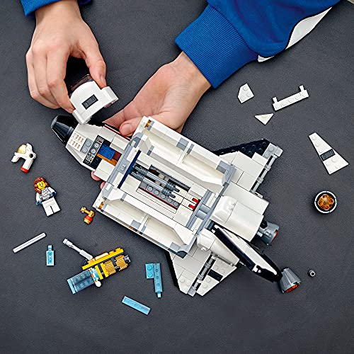 LEGO Creator 3in1 Space Shuttle Adventure 31117 Building Kit; Cool Toys for Kids Who Love Rockets and Creative Fun; New 2021 (486 Pieces)
