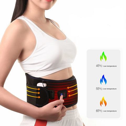 Cordless Heating Pad for Back Pain Relief with Massage