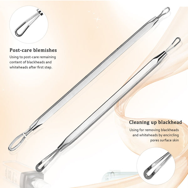 Blackhead Remover Pimple Comedone Extractor Tool Best Acne Removal Kit