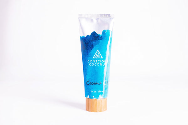 Coconut Oil Travel Tube by Conscious Coconut - NEW PACKAGING | Fair Trade, Organic, Small Batch, Cold Pressed, Virgin Coconut Oil