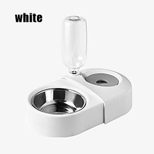 Dogs Cats Bowl and Drinking Fountains with Automatic Water Outlet