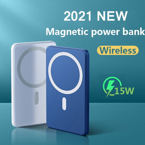 Magnetic Wireless Fast Charging Portable Power Bank