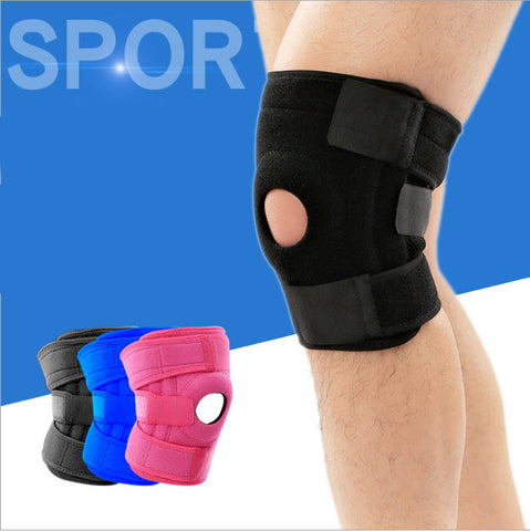 Sports mountaineering knee pads Silicone non-slip fitness spring sports knee pads