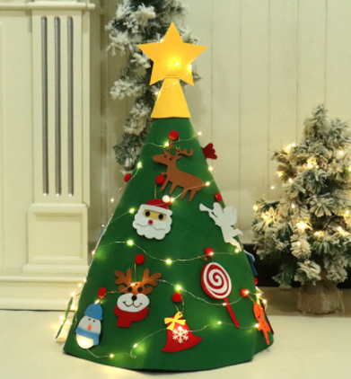 Felt cloth to decorate the Christmas tree