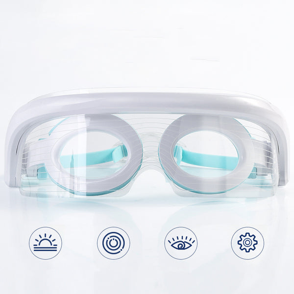 LED Photon Eye Massager Light Therapy Anti Aging Eye Skin Tighten Vibration Beauty Device Hot Compress Relaxing Muscle Blindfold