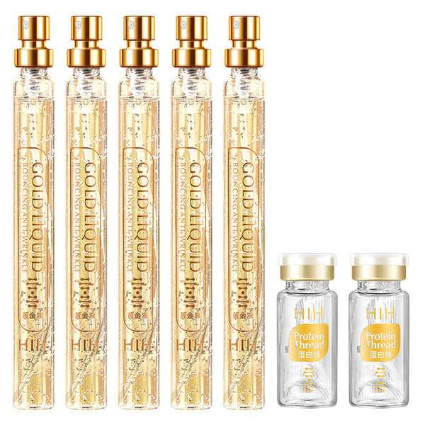 Gold Protein Peptide Kit Beauty Salon Skin Care Product Set Gold Thread Carving Liquid Essence