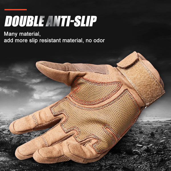Tactical Gloves Army Military Men Gym Fitness Riding Half Finger Rubber Knuckle Protective Gear Male Tactical Gloves