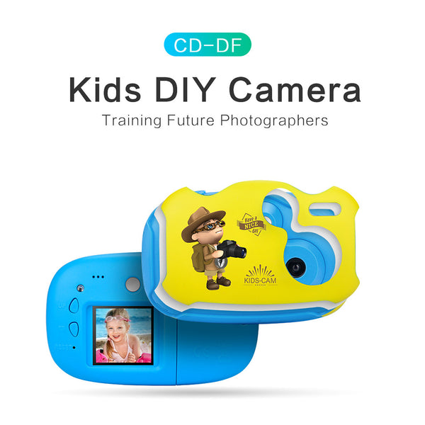 Kids Digital Camera 1.44in Digital Creative DIY For Kids Anti-fall With 8GB