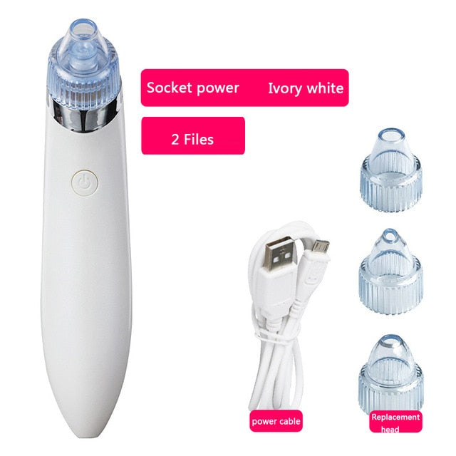 Facial Blackhead Remover Electric Vacuum Dead Skin Acne Pore Peeling Device Cleaning Skin Tool Facial Suction Beauty Machine