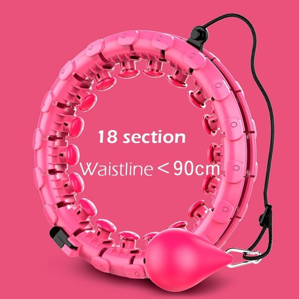 Magic Hoop Thin Waist Abdominal Exercise Loss Weights Intelligent Counting Smart Sport Fitness Never Falling Hoop Massage Hoops