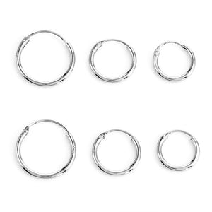Simple Round Circle Small Ear Stud Earring