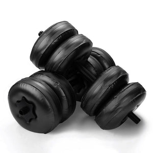 Adjustable Dumbbell Set Water-filled Dumbbell Heavey Weights Workout Exercise Fitness Equipment for Gym Home Bodybuilding